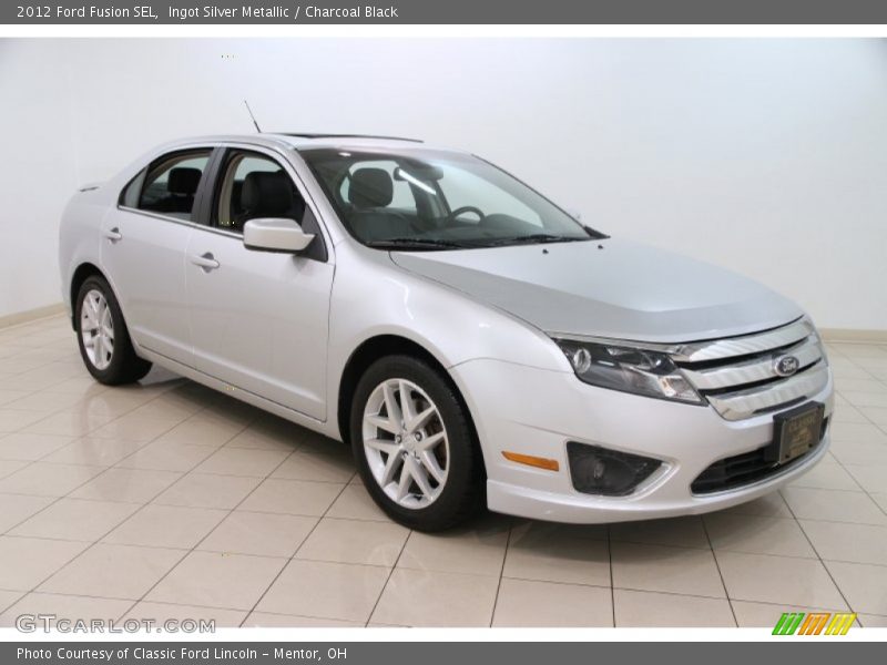 Ingot Silver Metallic / Charcoal Black 2012 Ford Fusion SEL