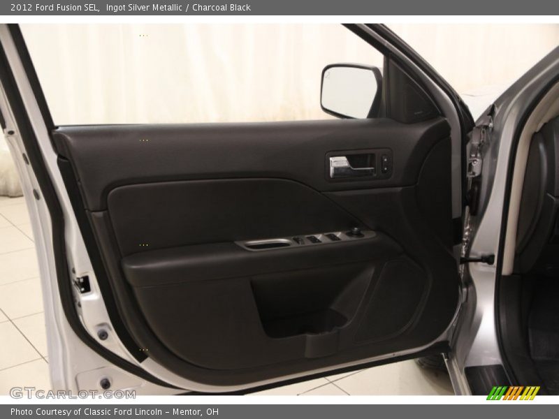 Ingot Silver Metallic / Charcoal Black 2012 Ford Fusion SEL