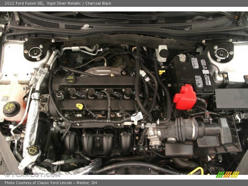 Ingot Silver Metallic / Charcoal Black 2012 Ford Fusion SEL