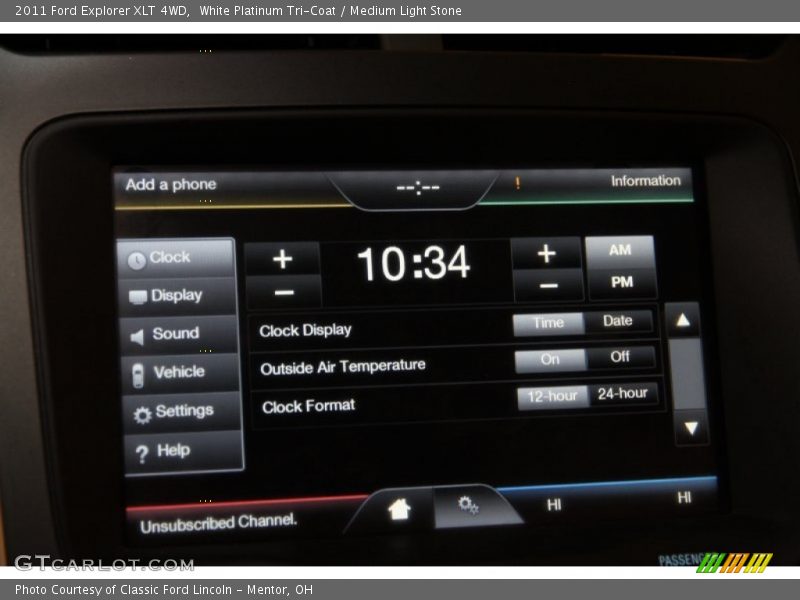 White Platinum Tri-Coat / Medium Light Stone 2011 Ford Explorer XLT 4WD