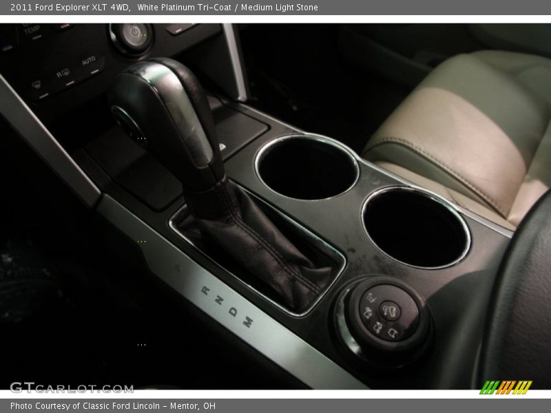 White Platinum Tri-Coat / Medium Light Stone 2011 Ford Explorer XLT 4WD