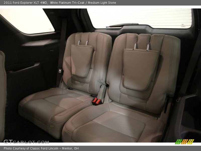 White Platinum Tri-Coat / Medium Light Stone 2011 Ford Explorer XLT 4WD