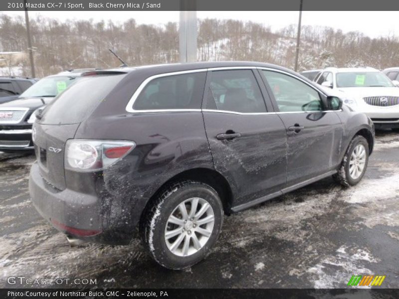 Black Cherry Mica / Sand 2010 Mazda CX-7 i Sport