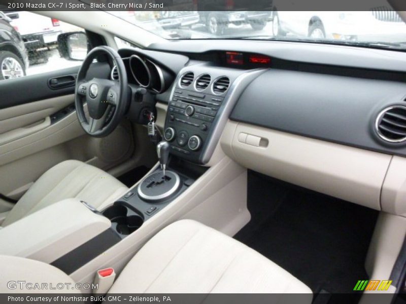 Black Cherry Mica / Sand 2010 Mazda CX-7 i Sport