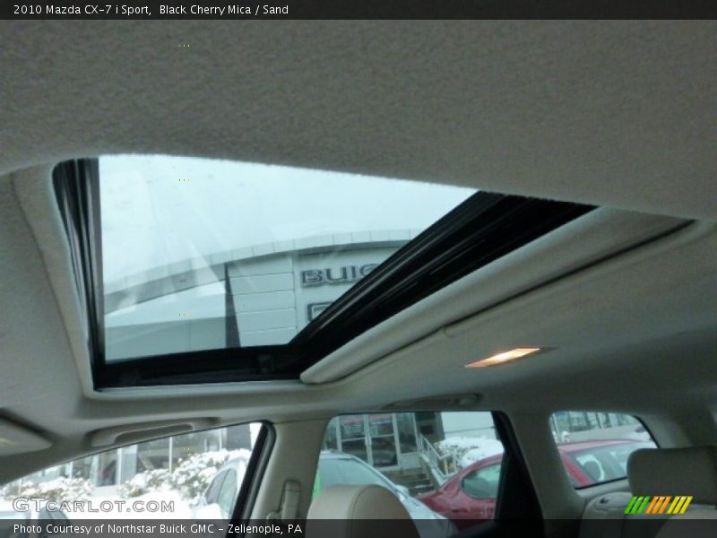 Black Cherry Mica / Sand 2010 Mazda CX-7 i Sport