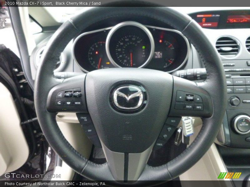 Black Cherry Mica / Sand 2010 Mazda CX-7 i Sport