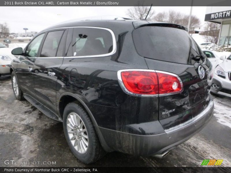Carbon Black Metallic / Ebony/Ebony 2011 Buick Enclave CXL AWD