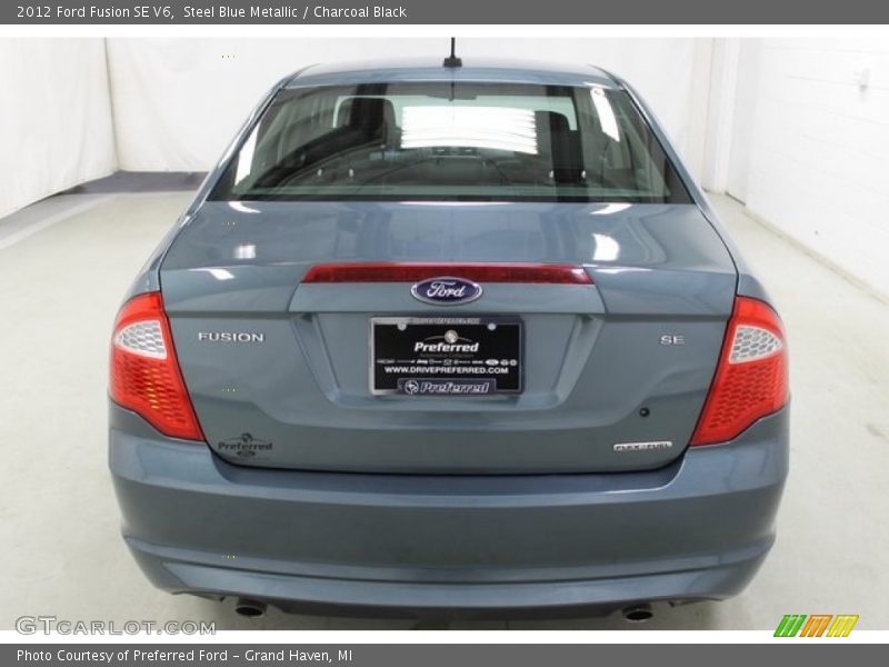 Steel Blue Metallic / Charcoal Black 2012 Ford Fusion SE V6