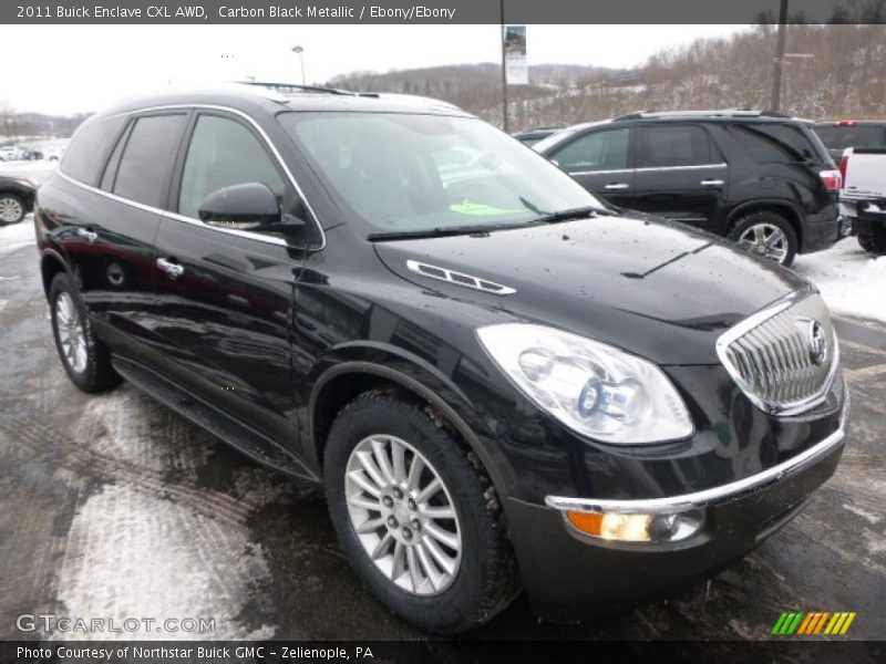 Carbon Black Metallic / Ebony/Ebony 2011 Buick Enclave CXL AWD