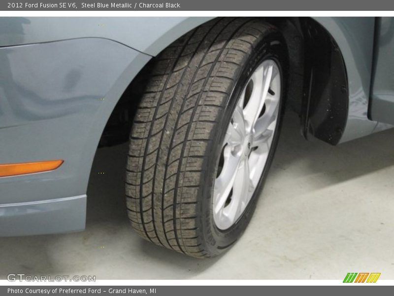 Steel Blue Metallic / Charcoal Black 2012 Ford Fusion SE V6