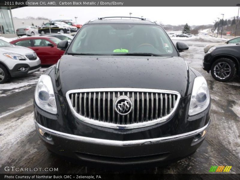 Carbon Black Metallic / Ebony/Ebony 2011 Buick Enclave CXL AWD