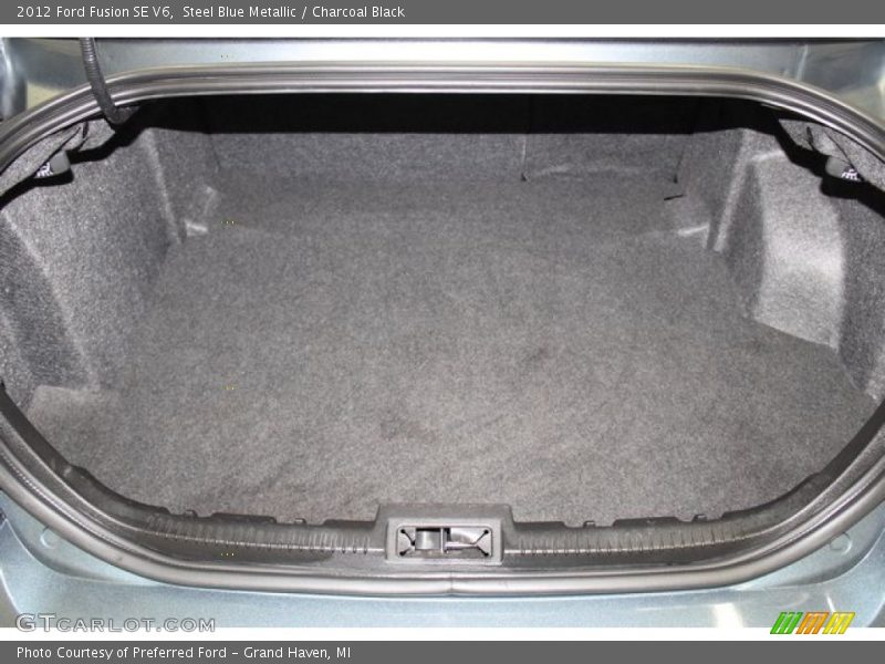 Steel Blue Metallic / Charcoal Black 2012 Ford Fusion SE V6