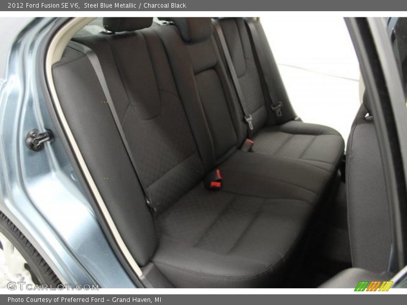 Steel Blue Metallic / Charcoal Black 2012 Ford Fusion SE V6