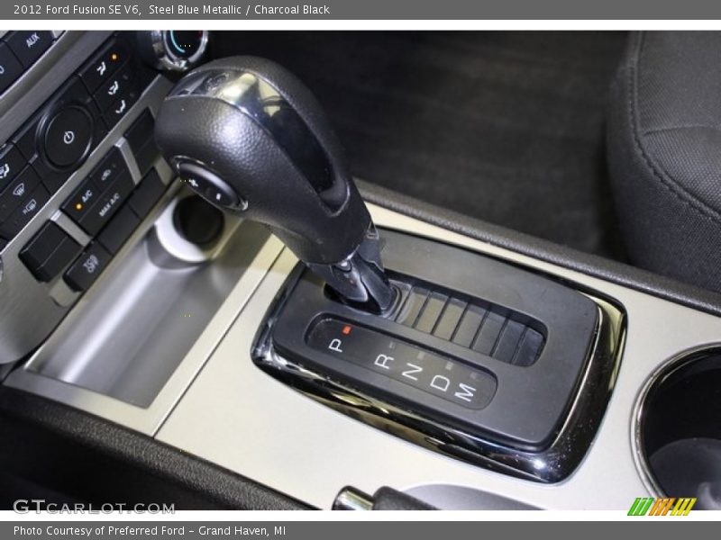 Steel Blue Metallic / Charcoal Black 2012 Ford Fusion SE V6
