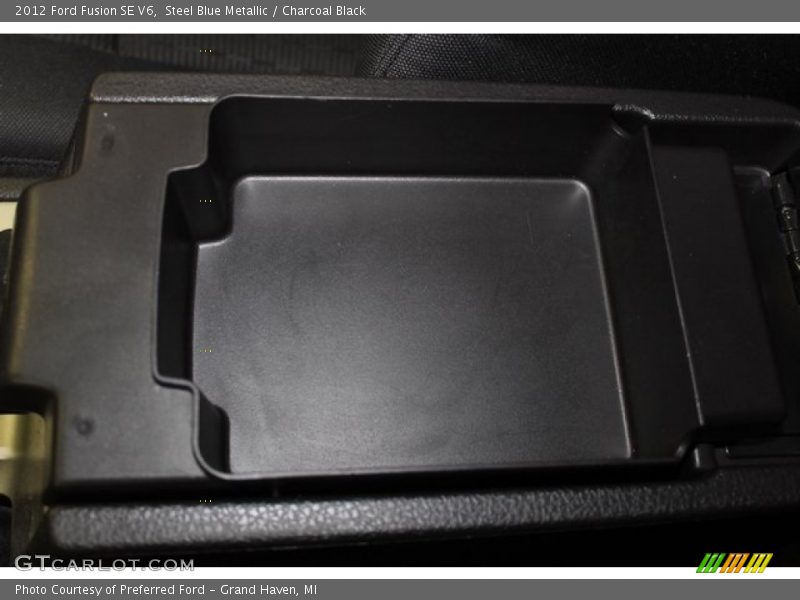 Steel Blue Metallic / Charcoal Black 2012 Ford Fusion SE V6