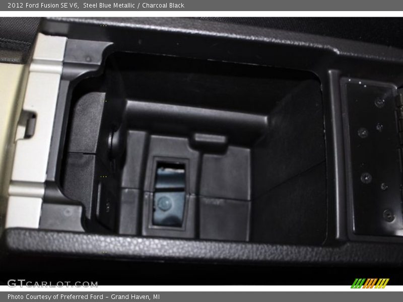 Steel Blue Metallic / Charcoal Black 2012 Ford Fusion SE V6