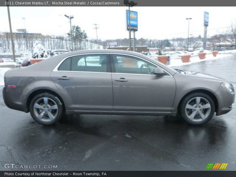 Mocha Steel Metallic / Cocoa/Cashmere 2011 Chevrolet Malibu LT