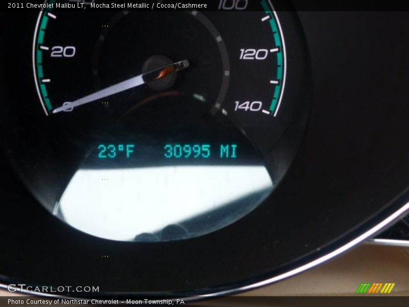 Mocha Steel Metallic / Cocoa/Cashmere 2011 Chevrolet Malibu LT