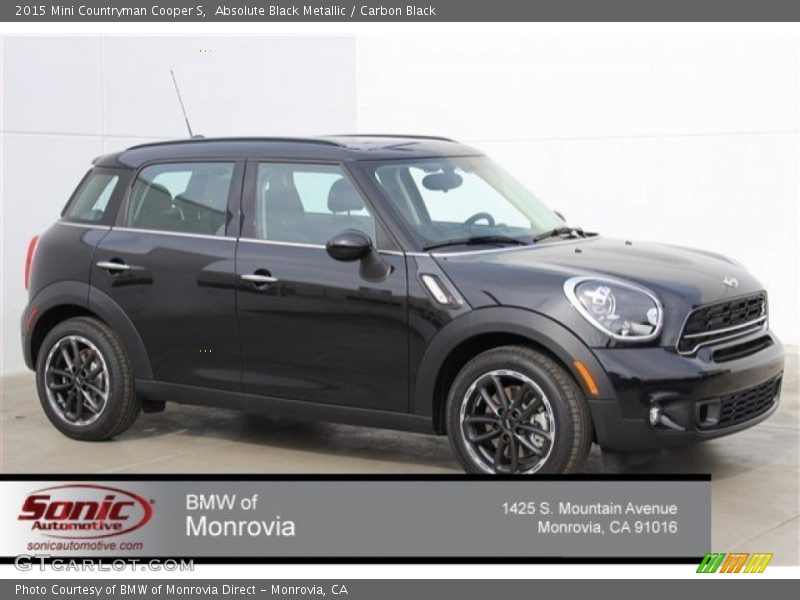 Absolute Black Metallic / Carbon Black 2015 Mini Countryman Cooper S