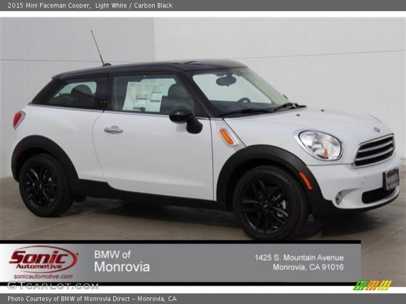Light White / Carbon Black 2015 Mini Paceman Cooper