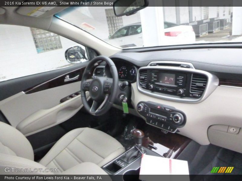  2016 Sorento EX V6 AWD Stone Beige Interior