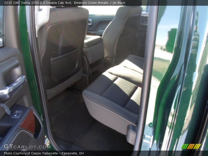 Emerald Green Metallic / Jet Black 2015 GMC Sierra 1500 SLE Double Cab 4x4
