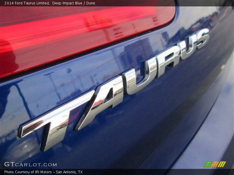 Deep Impact Blue / Dune 2014 Ford Taurus Limited