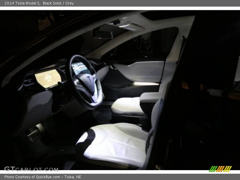 Black Solid / Grey 2014 Tesla Model S