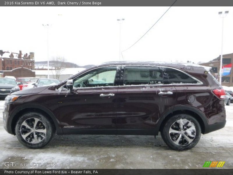  2016 Sorento EX V6 AWD Dark Cherry