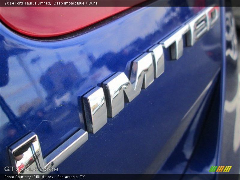 Deep Impact Blue / Dune 2014 Ford Taurus Limited