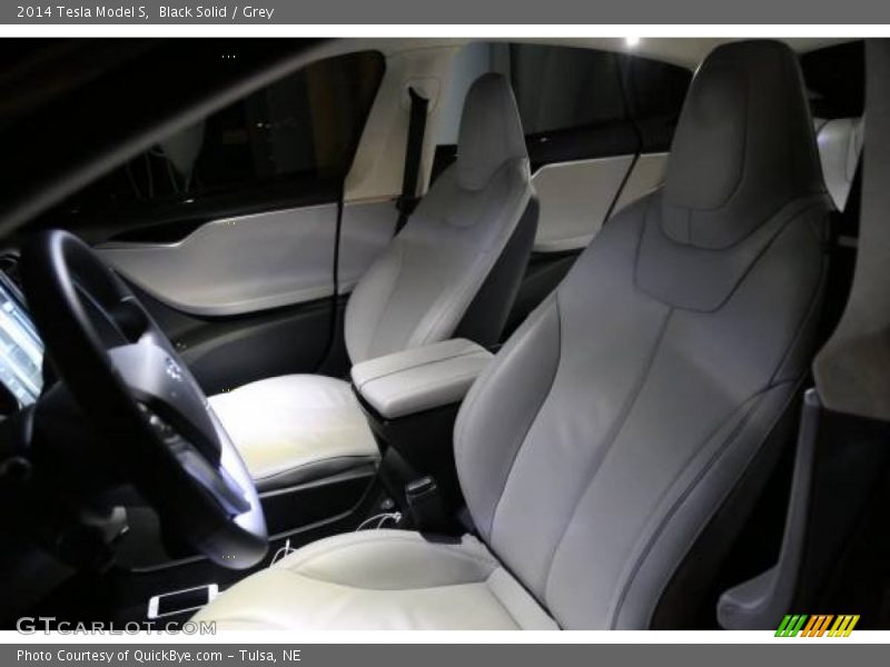 Black Solid / Grey 2014 Tesla Model S