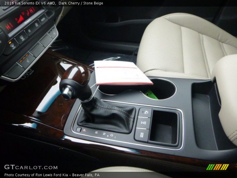  2016 Sorento EX V6 AWD 6 Speed Sportmatic Automatic Shifter