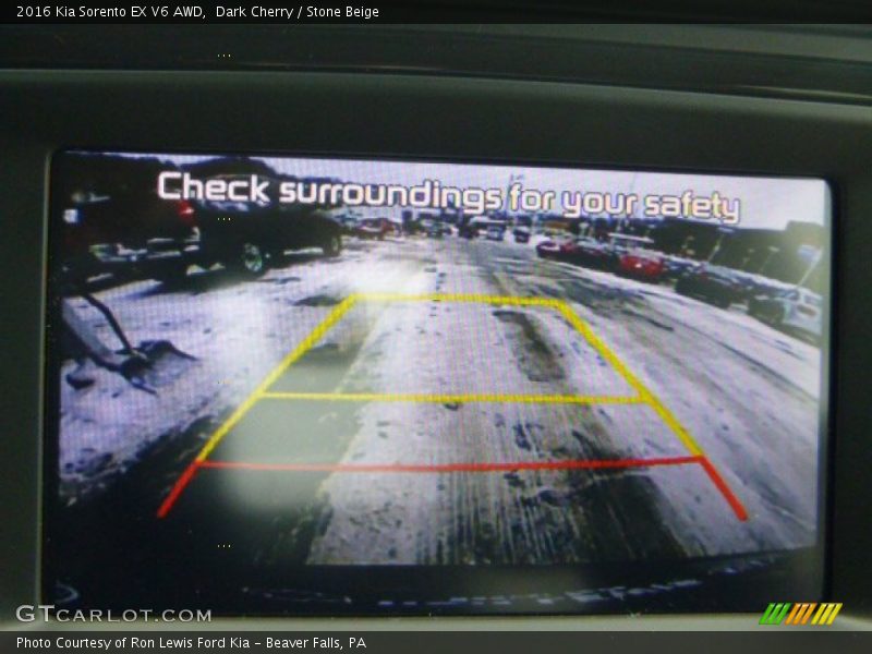 Dark Cherry / Stone Beige 2016 Kia Sorento EX V6 AWD
