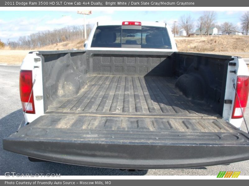 Bright White / Dark Slate Gray/Medium Graystone 2011 Dodge Ram 3500 HD SLT Crew Cab 4x4 Dually