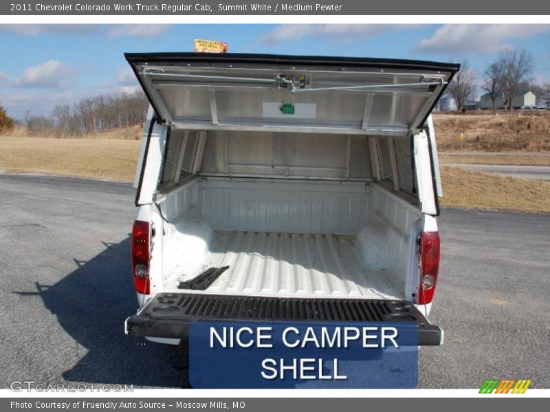 Summit White / Medium Pewter 2011 Chevrolet Colorado Work Truck Regular Cab