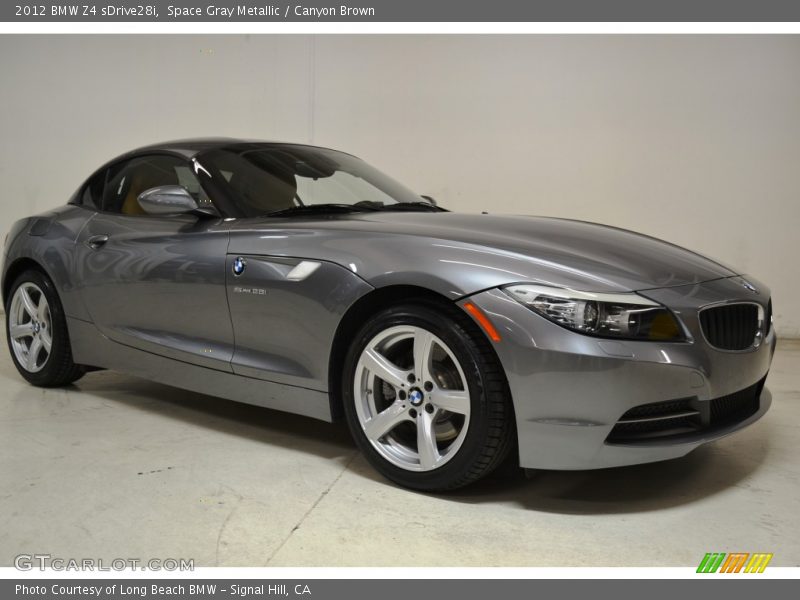 Space Gray Metallic / Canyon Brown 2012 BMW Z4 sDrive28i