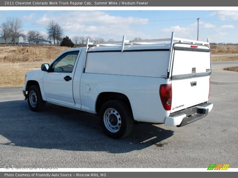 Summit White / Medium Pewter 2011 Chevrolet Colorado Work Truck Regular Cab