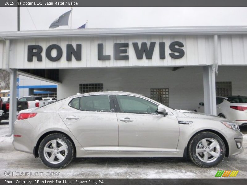 Satin Metal / Beige 2015 Kia Optima LX