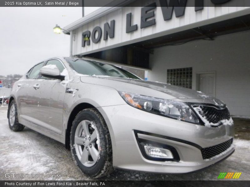 Satin Metal / Beige 2015 Kia Optima LX