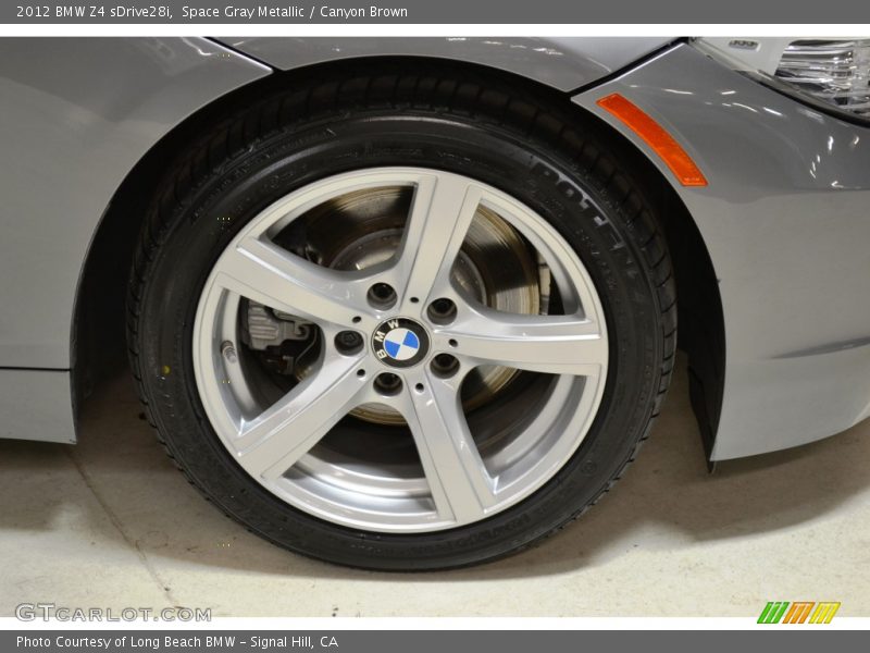 Space Gray Metallic / Canyon Brown 2012 BMW Z4 sDrive28i