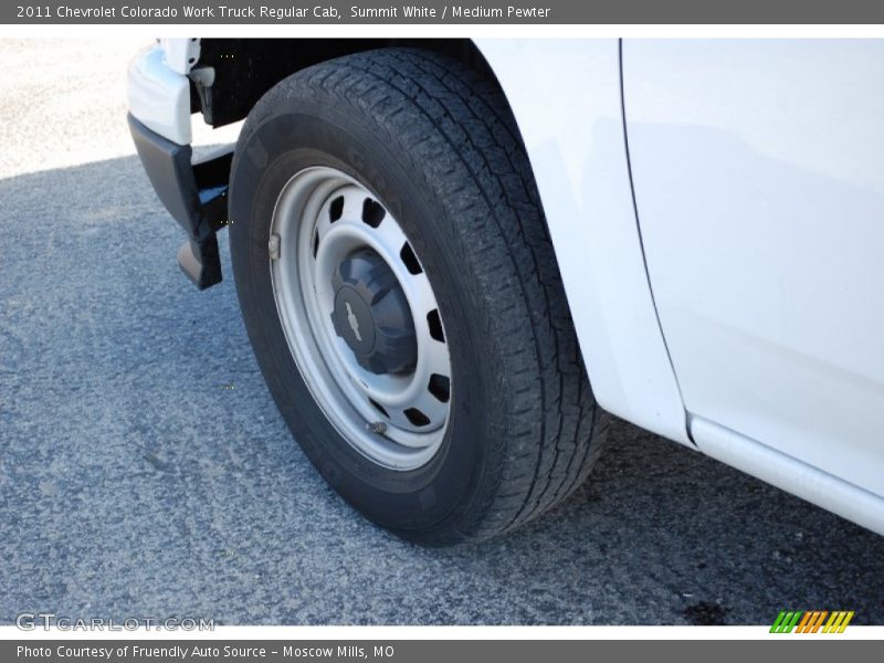 Summit White / Medium Pewter 2011 Chevrolet Colorado Work Truck Regular Cab