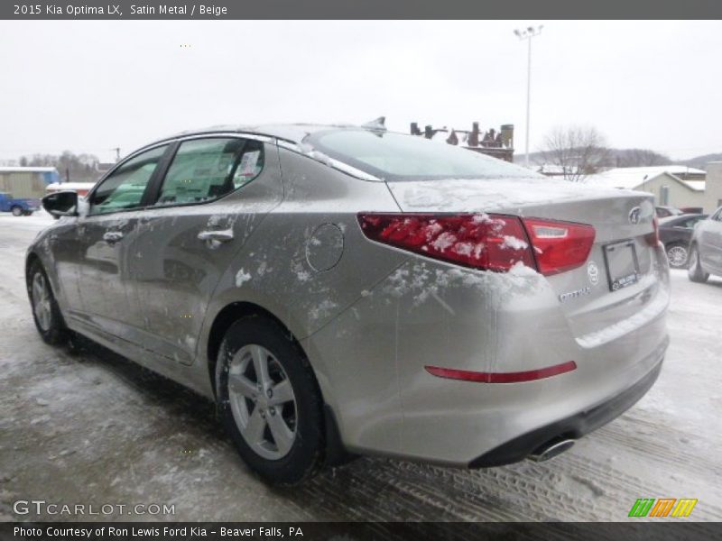 Satin Metal / Beige 2015 Kia Optima LX