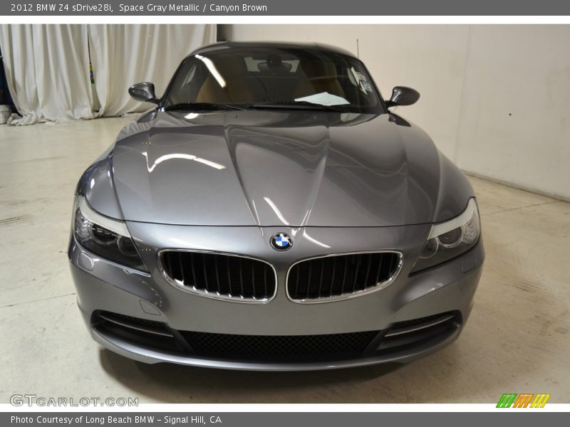 Space Gray Metallic / Canyon Brown 2012 BMW Z4 sDrive28i
