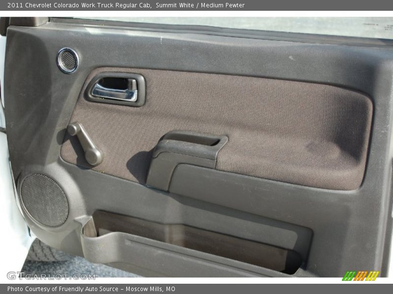 Summit White / Medium Pewter 2011 Chevrolet Colorado Work Truck Regular Cab