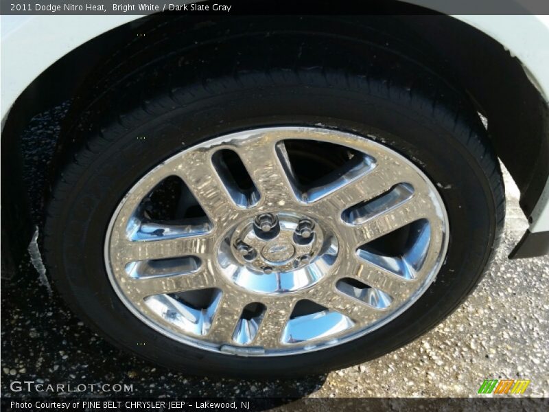 Bright White / Dark Slate Gray 2011 Dodge Nitro Heat