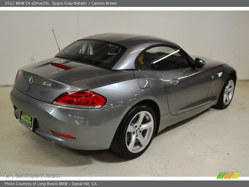 Space Gray Metallic / Canyon Brown 2012 BMW Z4 sDrive28i