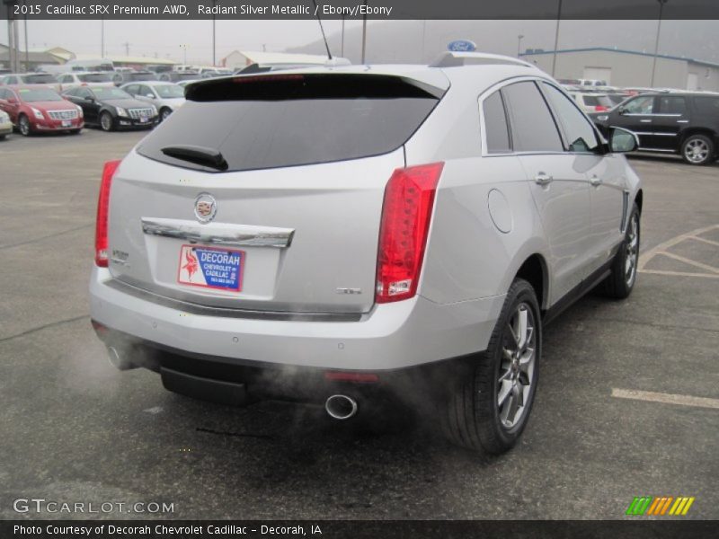 Radiant Silver Metallic / Ebony/Ebony 2015 Cadillac SRX Premium AWD
