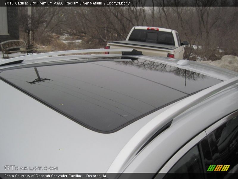 Radiant Silver Metallic / Ebony/Ebony 2015 Cadillac SRX Premium AWD