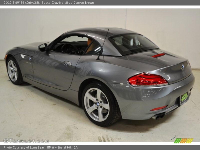 Space Gray Metallic / Canyon Brown 2012 BMW Z4 sDrive28i