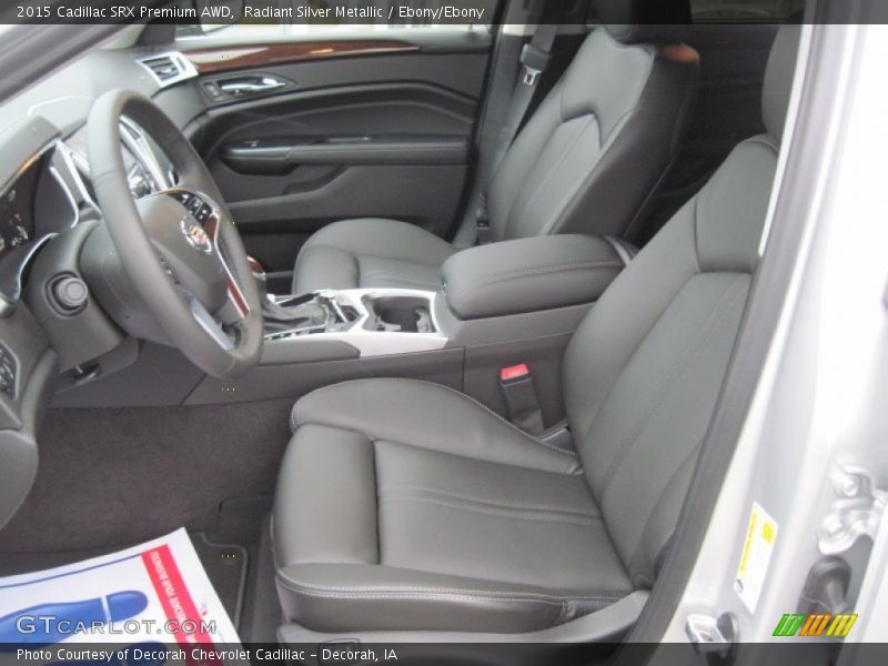 Radiant Silver Metallic / Ebony/Ebony 2015 Cadillac SRX Premium AWD